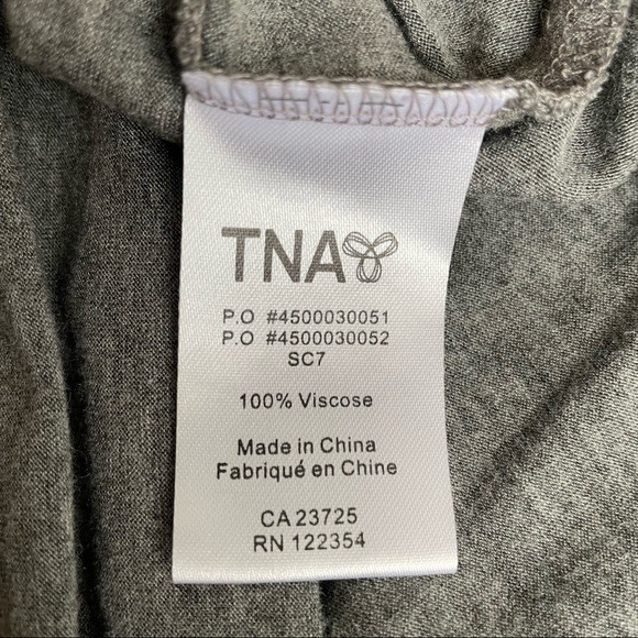 NWOT Aritzia TNA Racer Back Tank Gray Dress - Picture 4 of 4